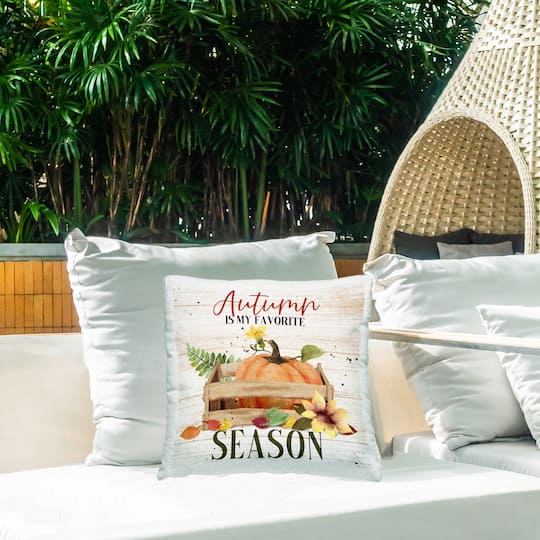 Stupell Industries Autumn Is My Favorite Outdoor Printed Pillow